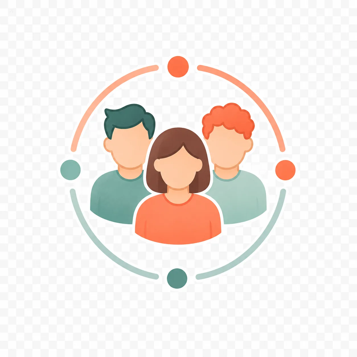 Personas y animales conectados en una comunidad local