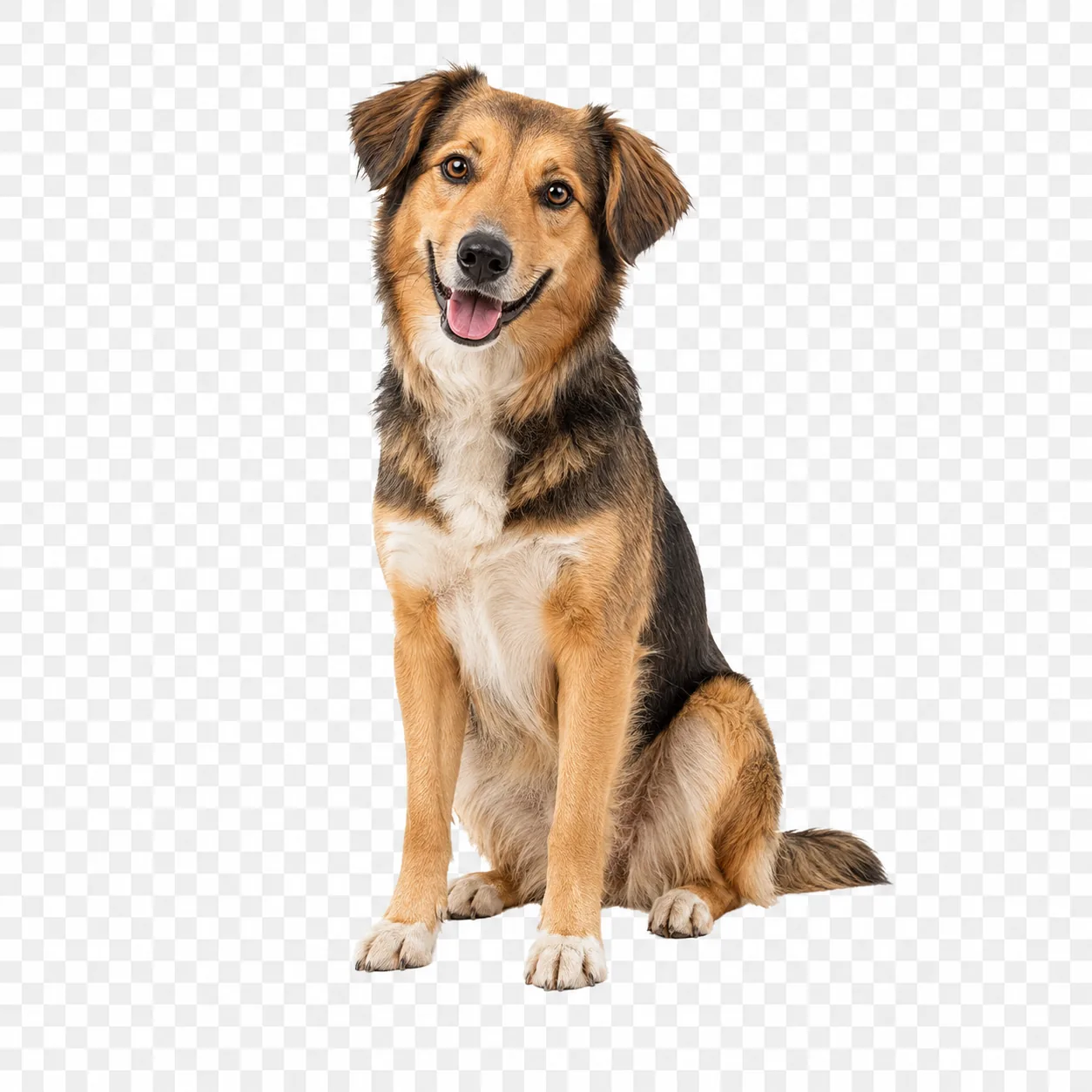 Perro en el centro de la red de impacto local